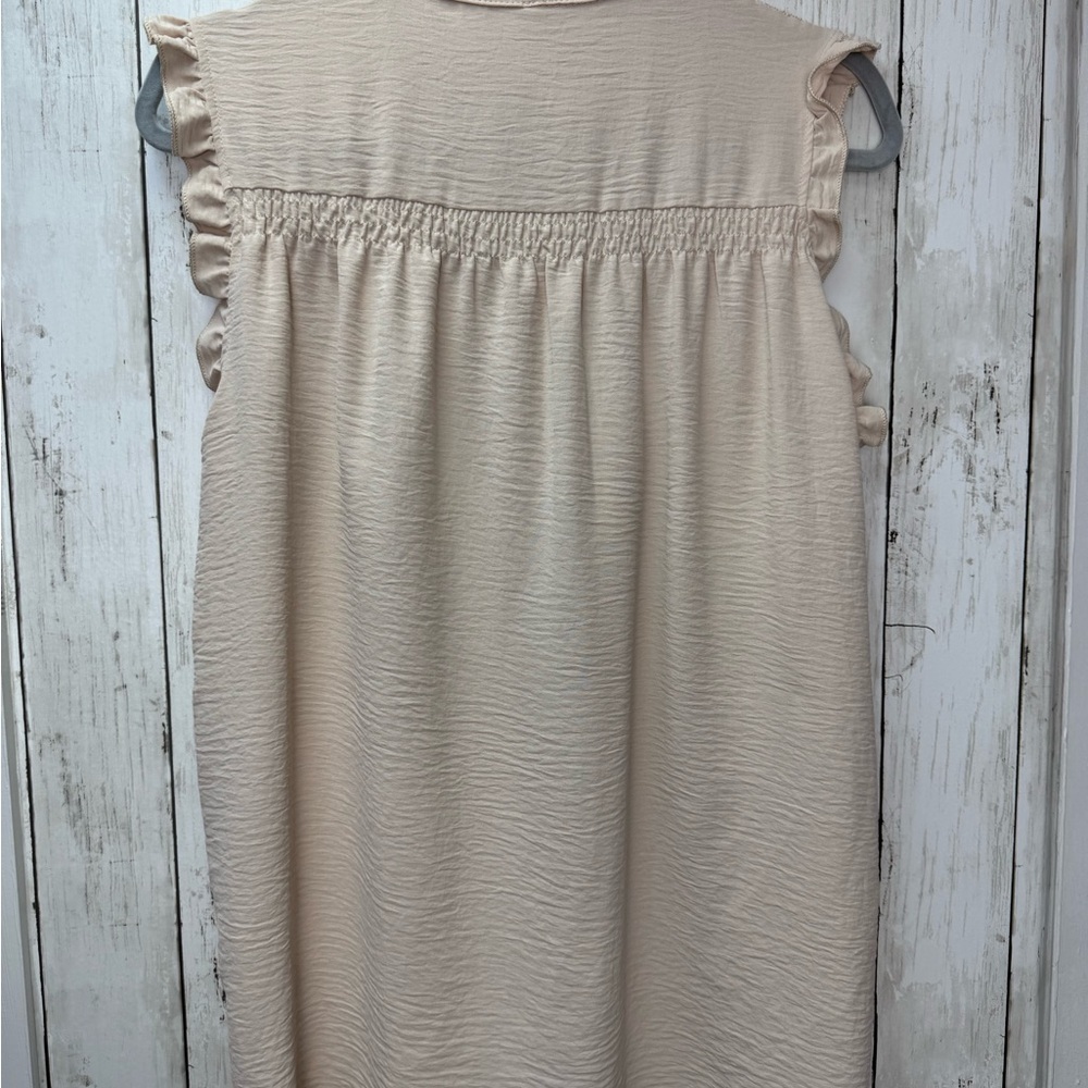 ePretty Beige Ruffle Blouse - Picture 8 of 10